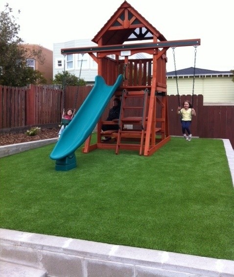 Small Outdoor Play Structure, Small Wooden Play Structure