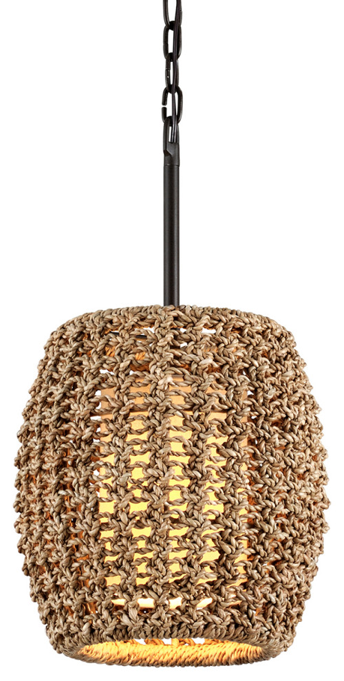 Troy Lighting Conga F675 1 Light Pendant, 12"