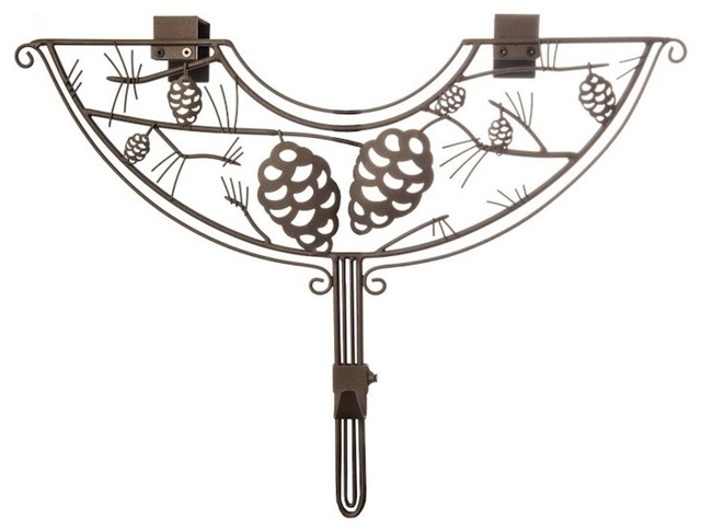 24 Brown Pinecone Design Adjustable Decorative Christmas Wreath