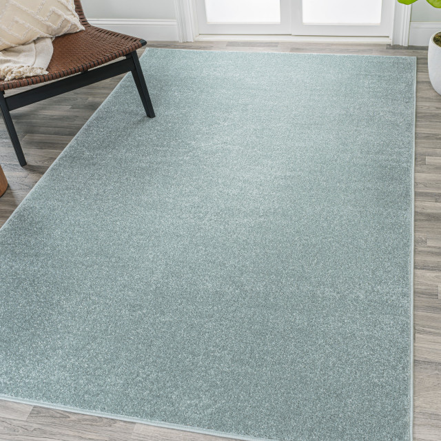 Haze Solid Low-Pile Runner Rug, 8 X 10 - Contemporary - Area Rugs - by ...