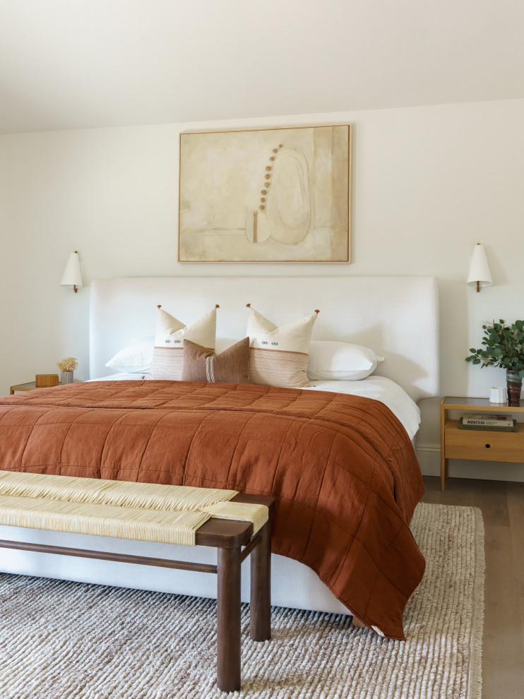 Example of a trendy bedroom design in Los Angeles