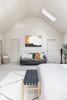 75 Beautiful Coastal Grey and White Bedroom Ideas and Designs