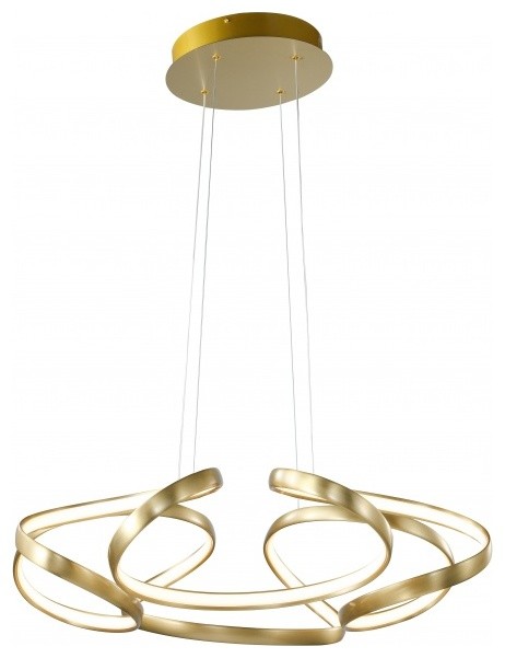 Aluminum Cer Led Light With Acrylic Diffuser Gold
