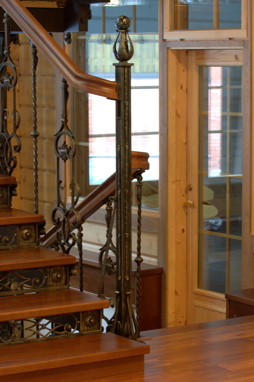 Лестничное ограждение в Троицком