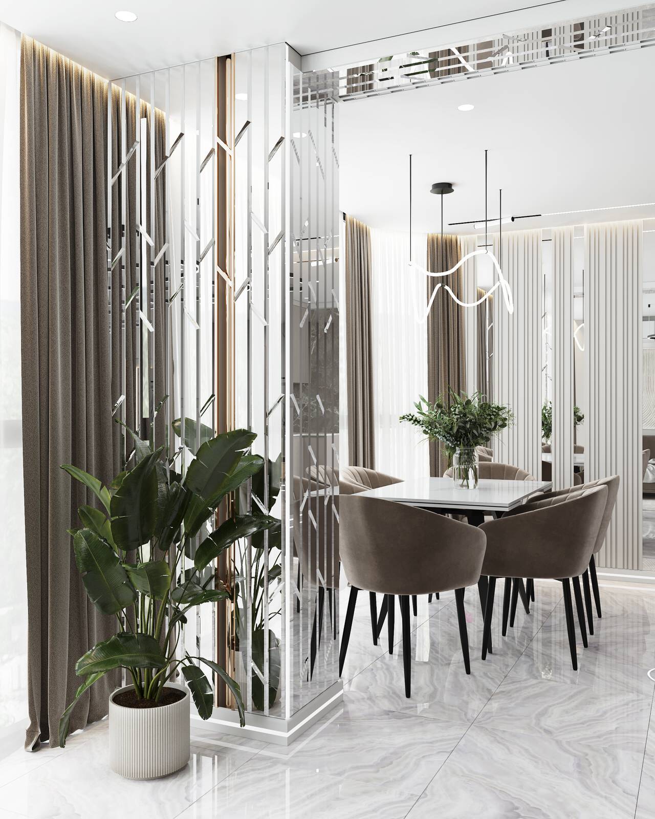 Дизайн квартиры сложной планировки