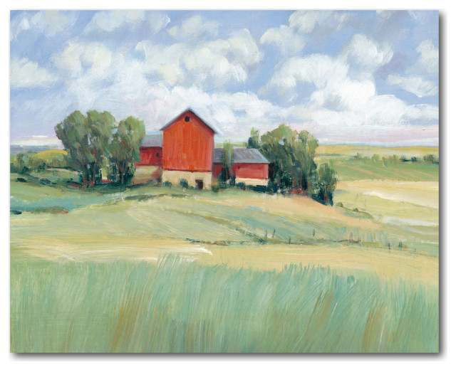 Courtside Market Rural Farmland Ii 20"x24" GalleryWrapped Canvas Wall