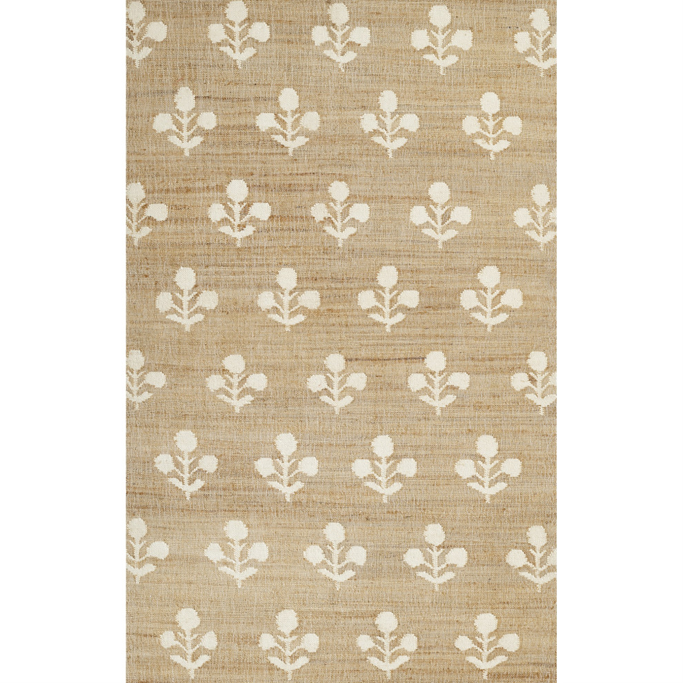 Erin Gates Orchard Bloom Hand Woven Area Rug Natural 2'3" X 8' Runner
