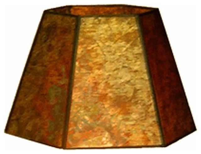 Amber Mica 10 Hexagonal Drum Lampshade With Uno Er Amber Mica 10 Hexagonal Drum Lampshade With Uno Er