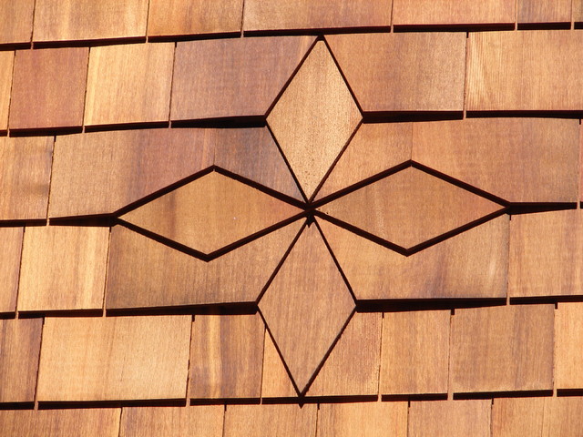 Cedar Shingle Diamond Pattern rustic