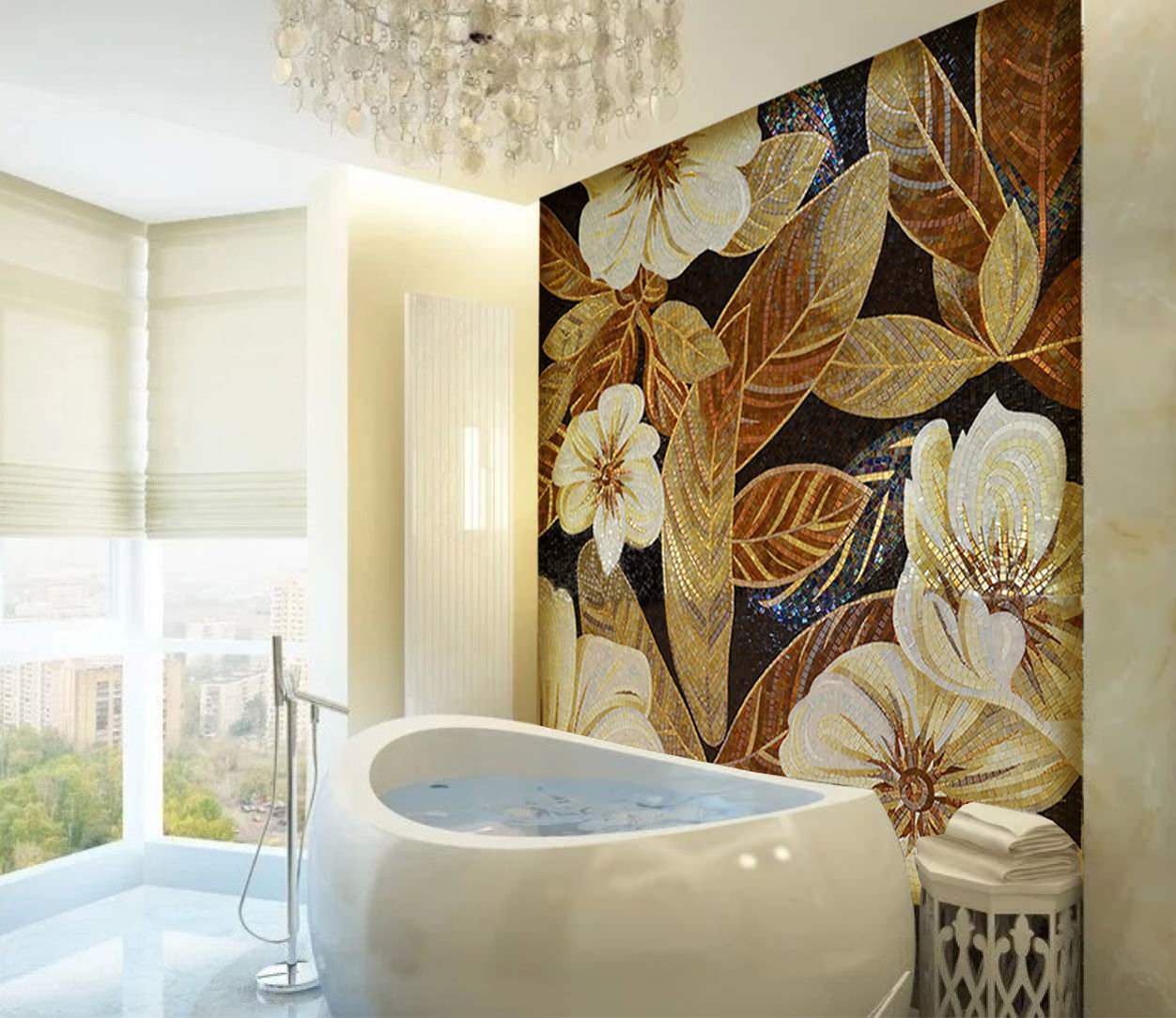 Панно из каталого sicis FLO