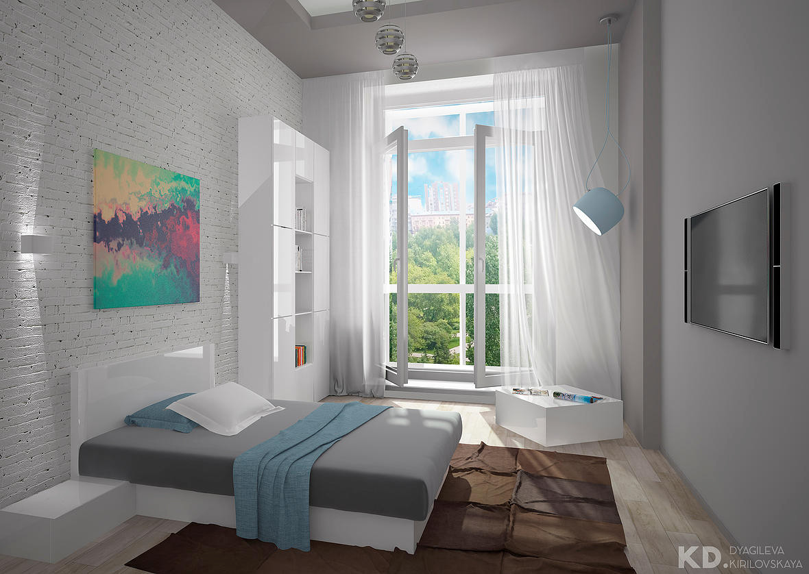 Современный стиль, 68 кв м