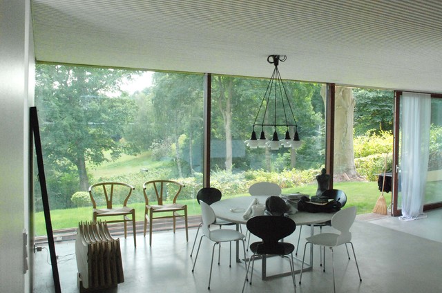 Bolig med gr&oslash;nt tag nordico-comedor