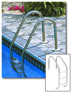 Blue Wave In-Ground 3 Step Stainless Steel Ladder