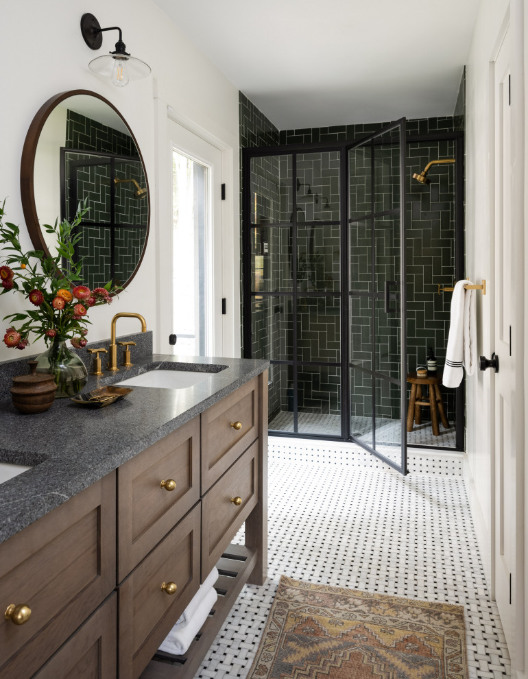 Benjamin Road - Rustic - Bathroom - Portland Maine - by Jamie Keskin ...