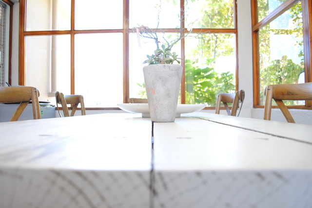 Example of a mid-sized eclectic home design design in Other