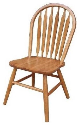Hopper Side Chair in Harvest Oak Finish