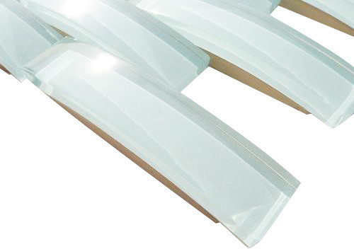 Sample-Loft Crescent Seafoam Glass Tiles Sample