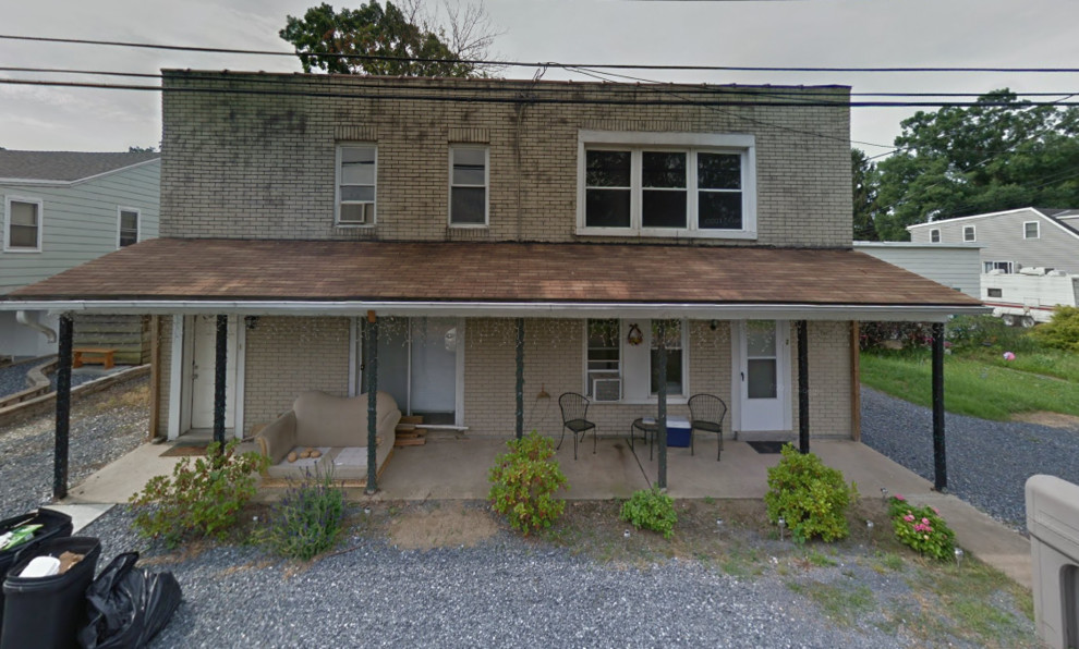 This ugly looking brick house