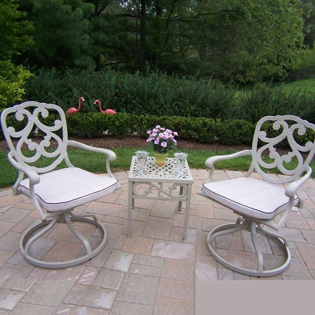 Oakland Living Pacifica 2-Person Cast Aluminum Patio ... Oakland Living Pacifica 2-Person Cast Aluminum Patio ... on Oakland Living Bistro Set id=95237
