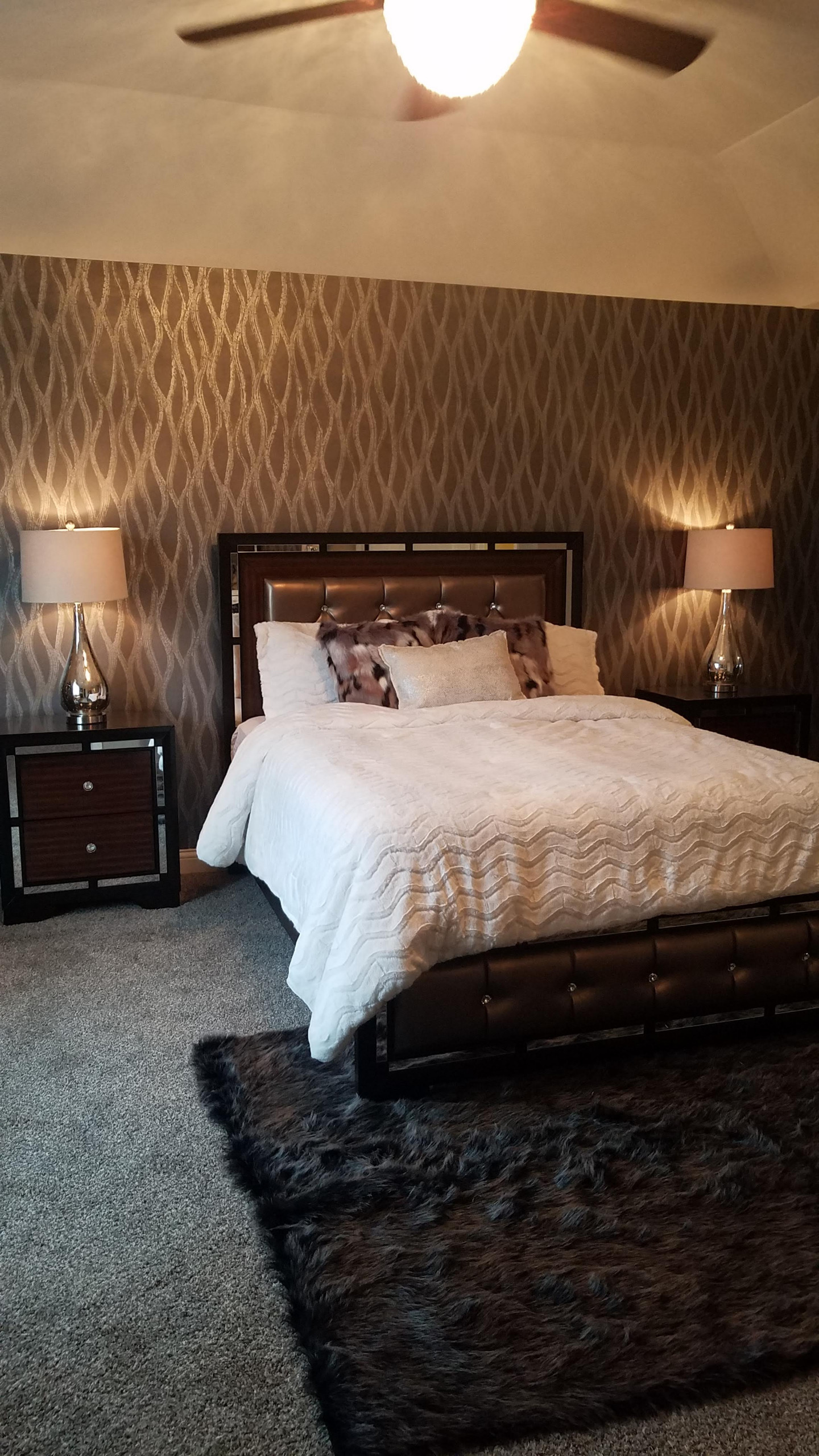 Wallpaper Install: Bedroom Accent Wall