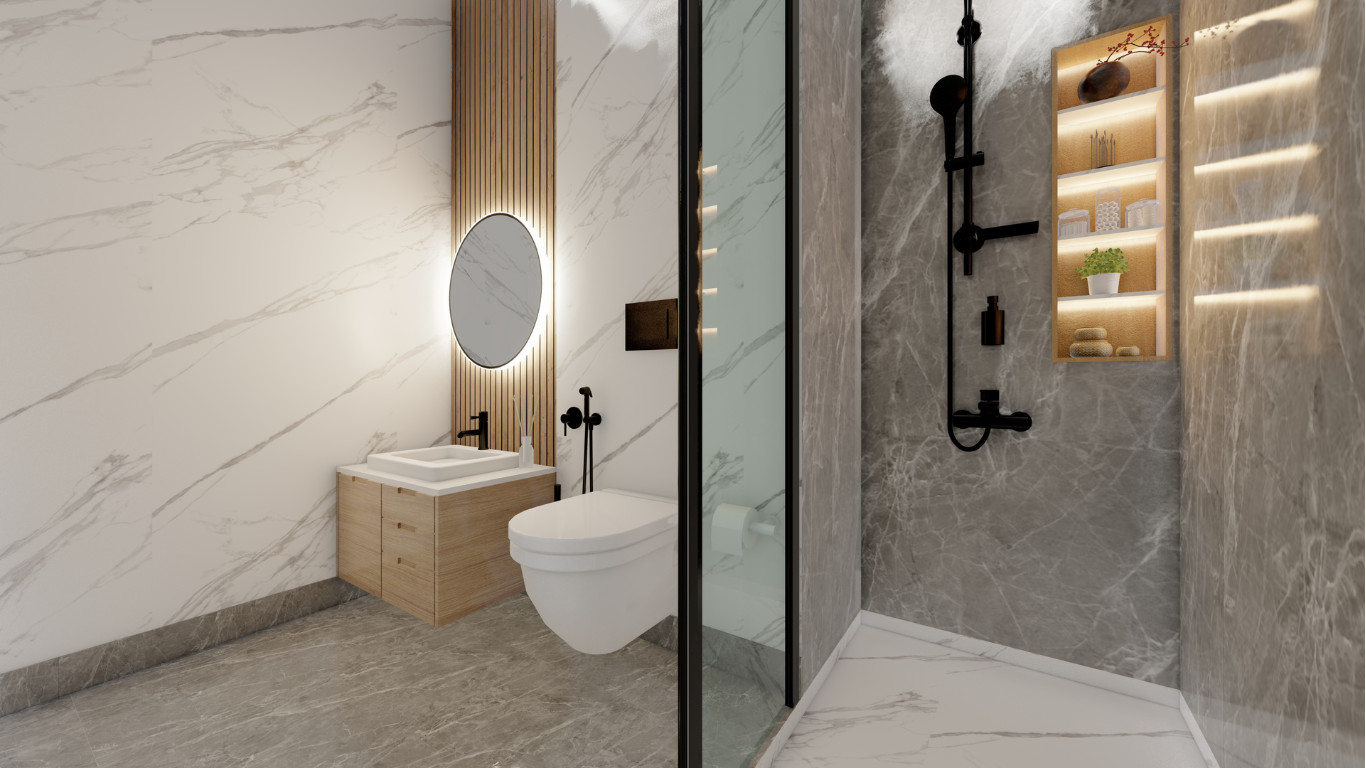 Minimal Bathroom Renovation in Barking