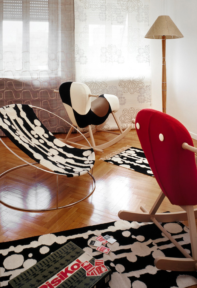 Design ideas for a contemporary kids' room in Milan.