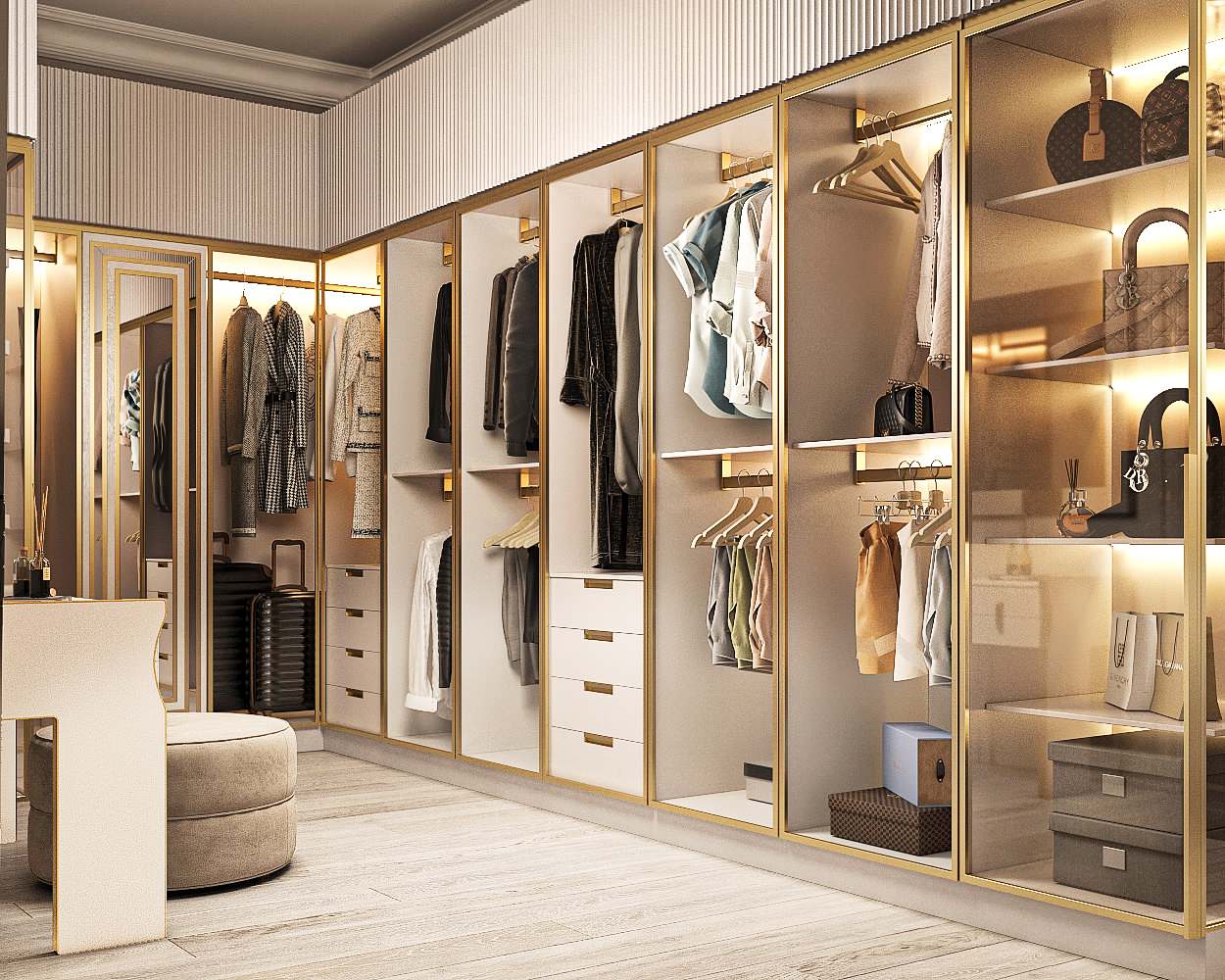 Мастер-спальня в частном доме