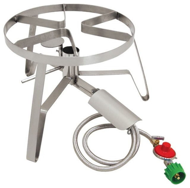 Bayou Classic High Pressure Stainless Steel Jet Burner Contemporary