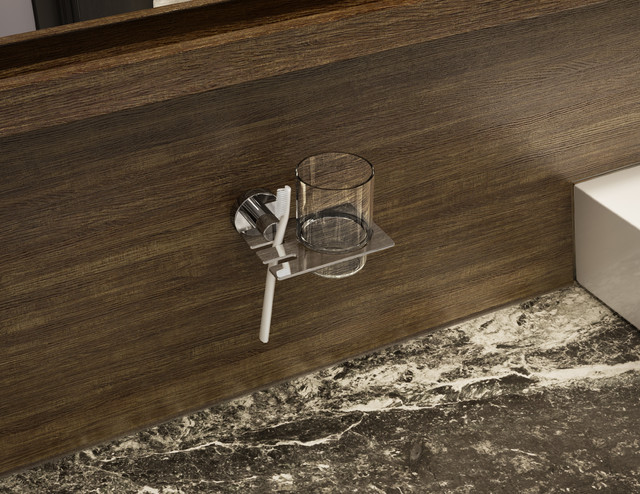 Symmons Dia Toothbrush Holder modern-badezimmer