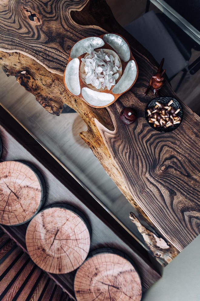 Дерево и бетон