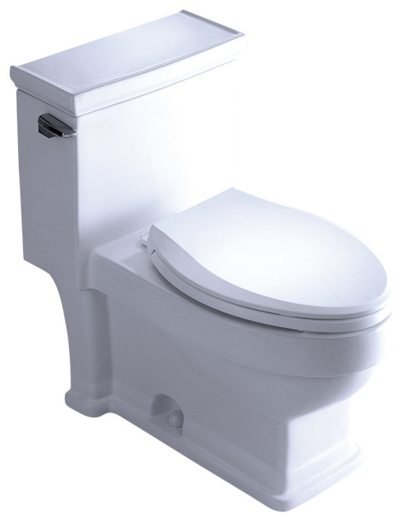 Laguna Contemporary European Toilet with Single Flush & Soft Closing Seat