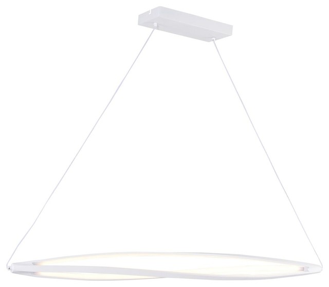 Contempo Lights Twist Pendant Lamp Contemporary Lighting Contempo Lights Twist Pendant Lamp White