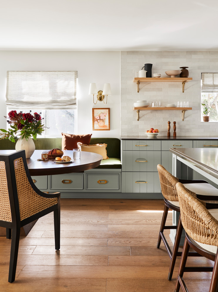 Green is the New Neutral - Transitional - Kitchen - Los Angeles - by ...