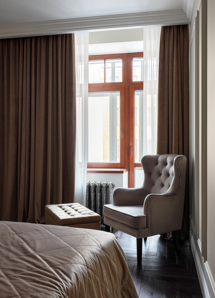 Реализованный дизайн-проект квартиры 90 кв.м.в стиле неоклассика