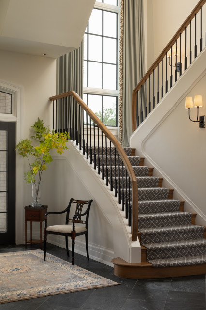 Modern European Residence campagne-escalier