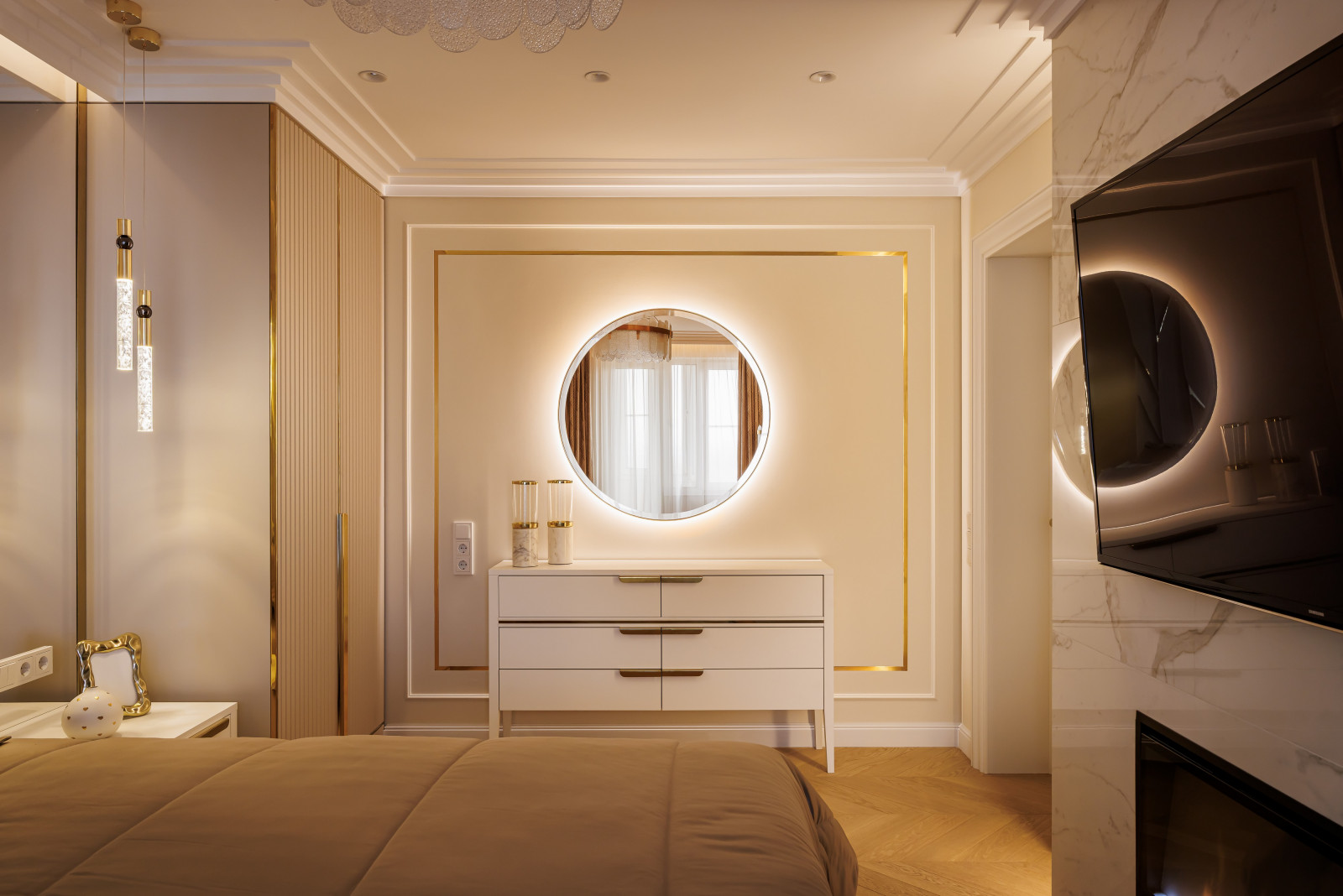 Дизайн и ремонт квартиры на улице Марьинский парк - Музыка неоклассики