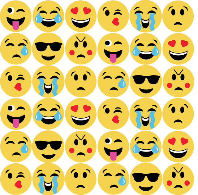 36 Emoji Fabric Wall Decals Contemporary By 36 Emoji Fabric Wall Decals Contemporary By Dressed Up