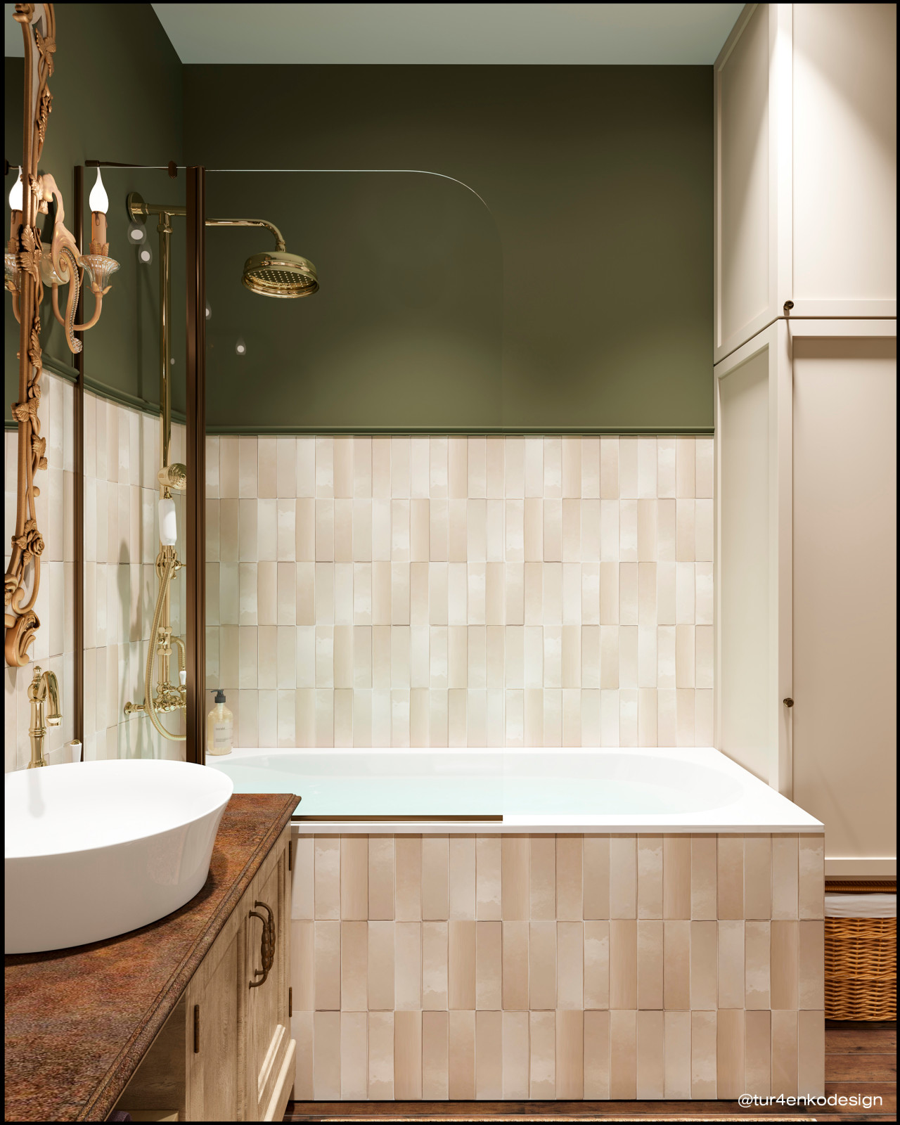 Дизайн 4хкомнатной квартиры в ЖК "Вестердам"