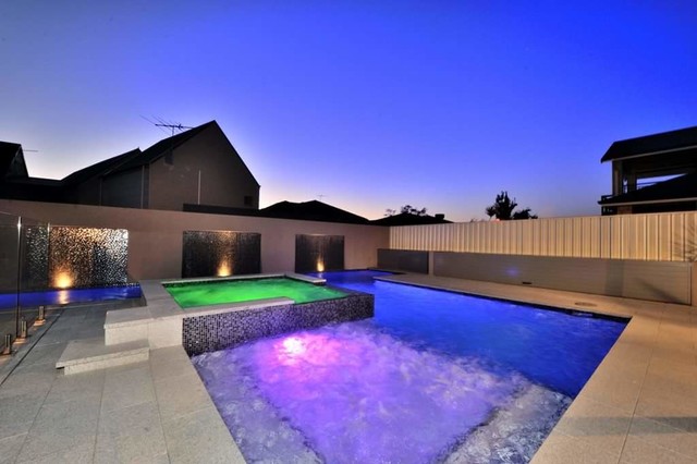Singleton Custom Concrete Pool modern-pool