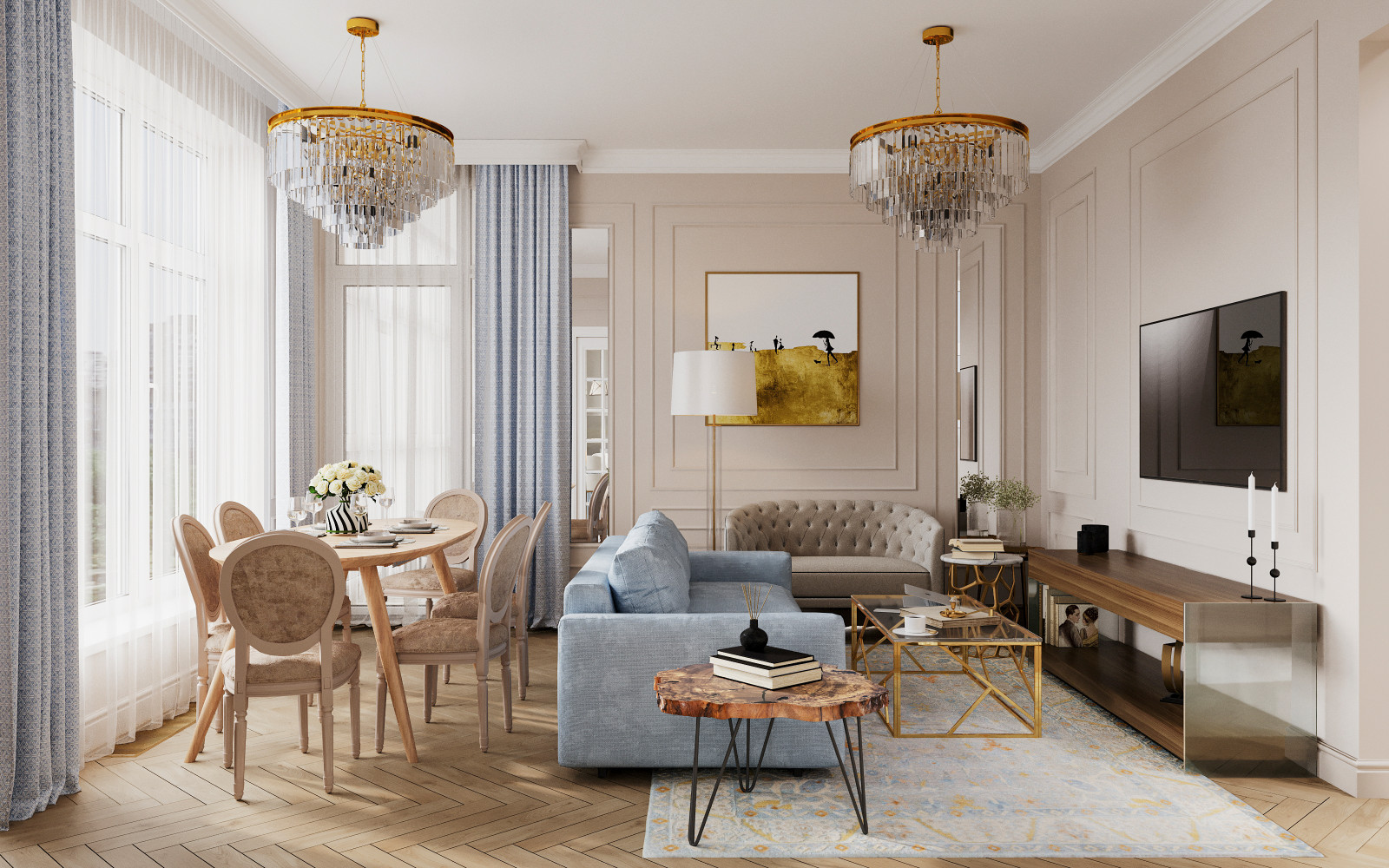 ЖК RiverSky 120 кв.м.