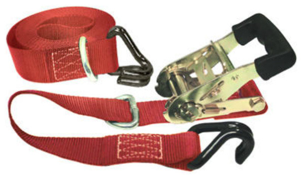 Keeper Ratchet Tie Down W Double J Hooks Padded Handle 14 X 1 1 2 Traditional Wall Hooks By Unbeatablesale Inc Houzz