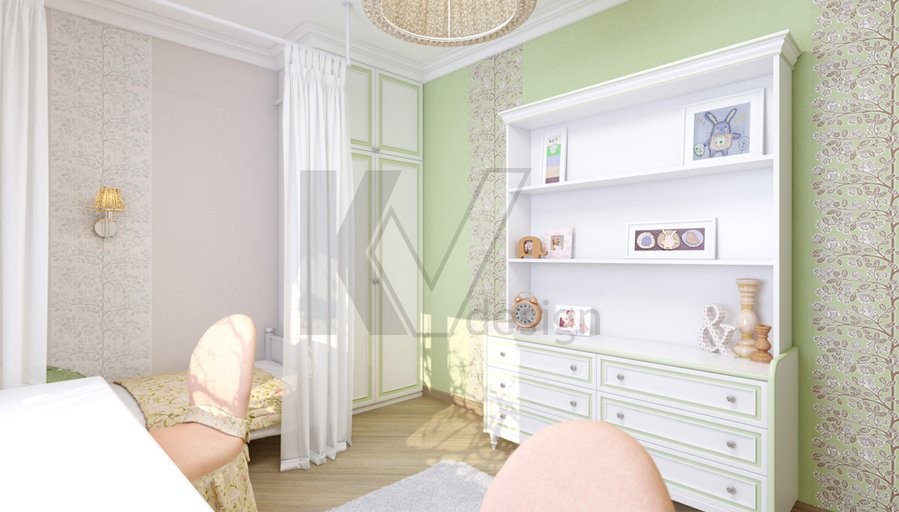 Дизайн четырехкомнатной квартиры, м. Киевская