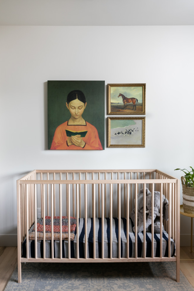 Nursery - transitional nursery idea in Denver