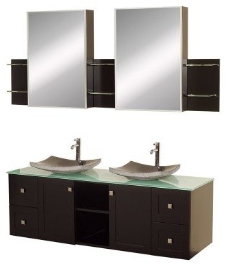 Wyndham Collection Avara 60-in. Double Bathroom Vanity Set