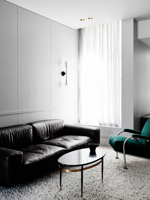 East Melbourne contemporary-living-room