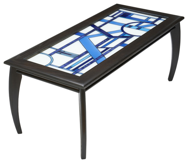 Art Deco Glass Top Coffee Table Craftsman Coffee Tables By