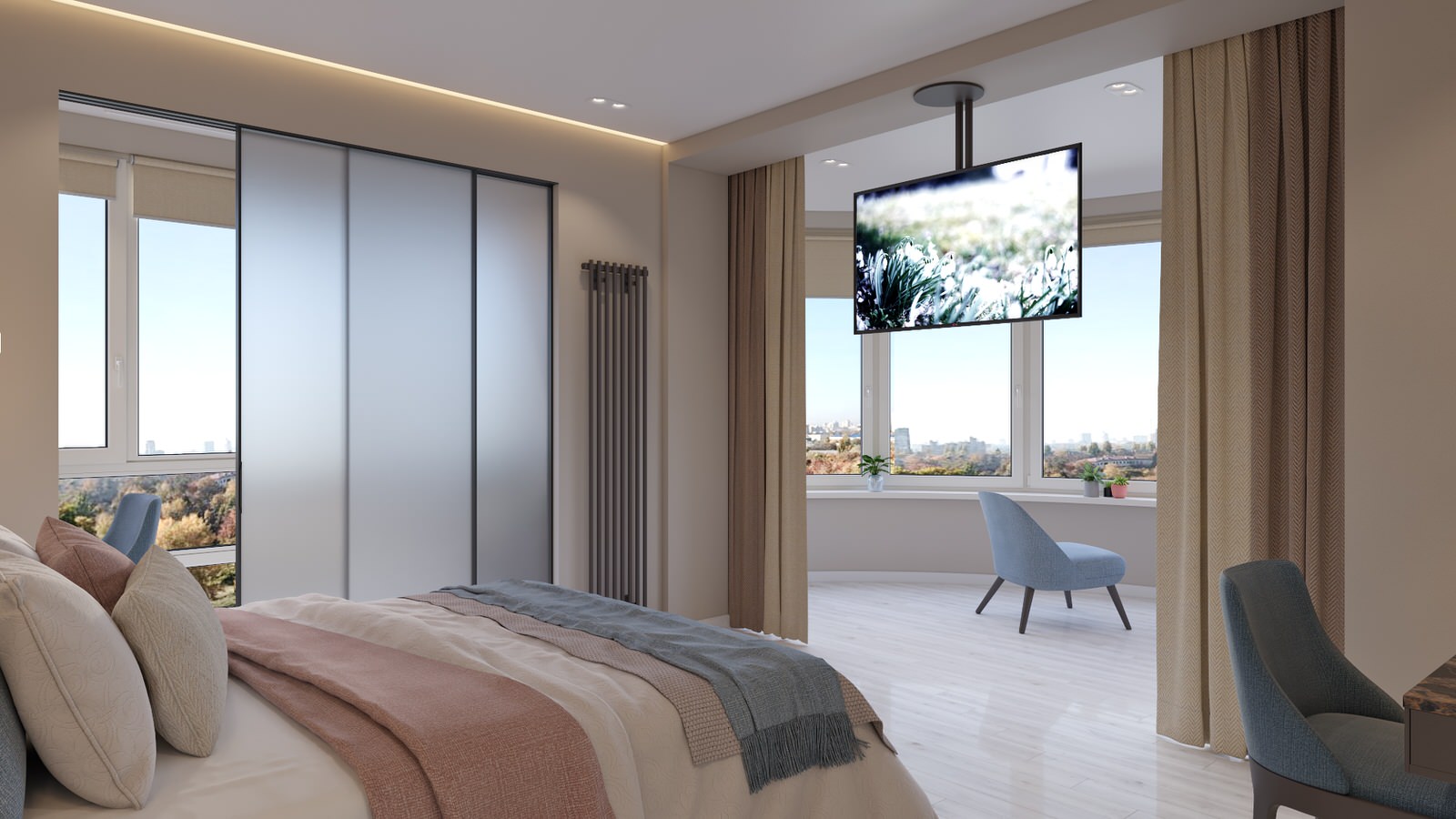 Дизайн четырехкомнатной квартиры Киев