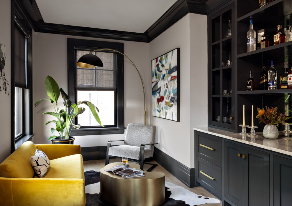 Rivertown Residence - Transitional - Home Bar - New York - by KABELA ...