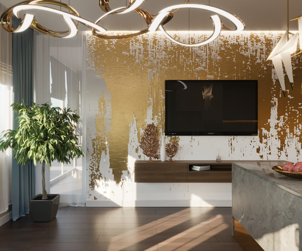 Кухня-гостиная из проекта "Horizont"