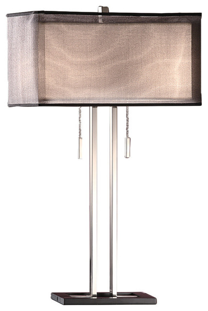Crestview Altus Twin Light Table Lamp - CVACR957